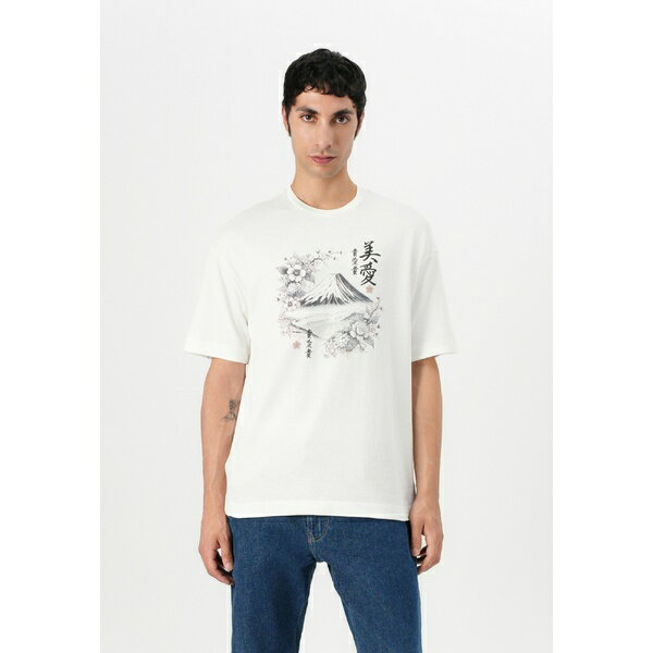 ■靴サイズ 単位(cm) EU｜UK ｜JP(cm) 40｜6｜25cm 41｜7｜26cm 42｜8｜27cm 43｜9｜28cm 44｜10｜29cm ブランドやモデルによりサイズ感が前後する場合がございます。 参考チャートの日本サイズと異なる場合がございます。 ■ブランド DRYKORN (ドライコーン)■商品名 ANAYO VOLCANO - Print T-shirt - ecru■素材 100% cotton■モデル着用サイズ ■こちらの商品は米国・ヨーロッパからお取り寄せ商品となりますので、 お届けまで10〜14日前後お時間頂いております。 ■各ブランド・商品・デザインによって大きな差異がある場合がございます。 ■あくまで平均的なサイズ表ですので、「参考」としてご利用ください。 ■店内全品【送料無料】です！（※沖縄・離島は別途送料3,240円がかかります）