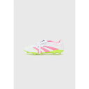 アディダス メンズ ブーツ シューズ PREDATOR PRO - Moulded stud football boots - white/lucid pink...