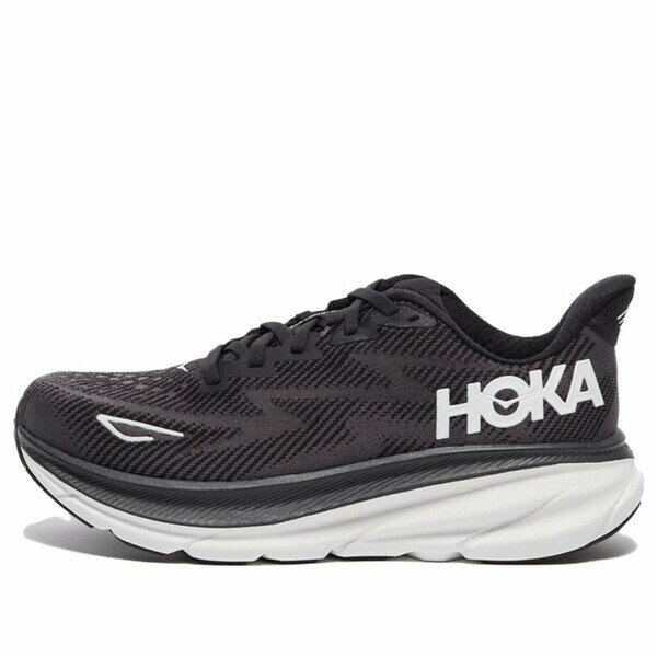 HOKA ONE ONE ホカオネオネ レディース スニーカー Black/White 【(WMNS) HOKA ONE ONE Clifton 9 'Black White' 1127896-BWHT】 サイズ US_8(25.0cm)