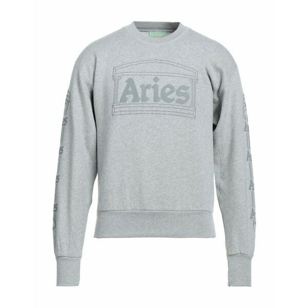 ARIES アリーズ パーカー・スウェットシャツ アウター メンズ Sweatshirts Grey