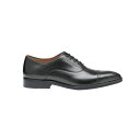ジョンストンアンドマーフィー メンズ 帽子 アクセサリー Men's Sullivan Cap Toe Dress Shoes Black