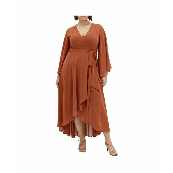 ƥå ǥ ԡ ȥåץ Plus Size Fleetwood Maxi Dress Ginger