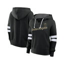 ファナティクス レディース カットソー トップス Women's Black Vegas Golden Knights Seize Fleece Pullove...