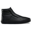 Vans バンズ レディース スニーカー 【Vans Sk8-Hi Reissue Laceless Leather Black (Women's)】 サイズ ...
