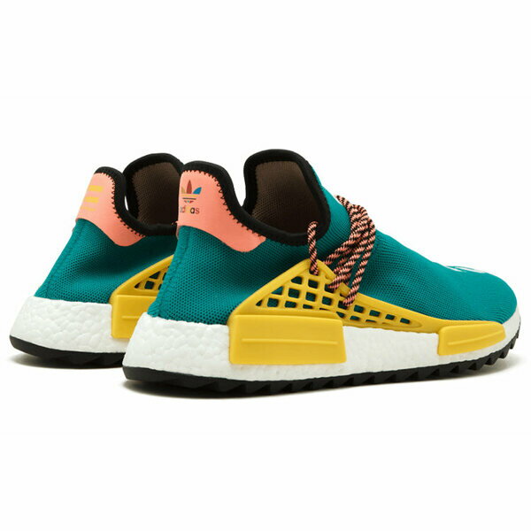 adidas アディダス メンズ スニーカー Teal/Yellow-White 【adidas x Pharrell NMD Hu Trail 'Sun Glow' AC7188】 サイズ US_5(23.0cm)