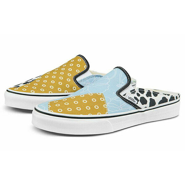 Vans バンズ メンズ スニーカー Blue/Yellow/White/Black 【Vans Classic Slip-On Mule 'Pattern Mix Multi' VN0A4P3U6UX】 サイズ US_5.5(23.5cm)
