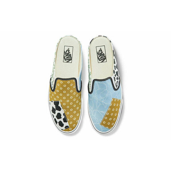 Vans バンズ メンズ スニーカー Blue/Yellow/White/Black 【Vans Classic Slip-On Mule 'Pattern Mix Multi' VN0A4P3U6UX】 サイズ US_5.5(23.5cm)