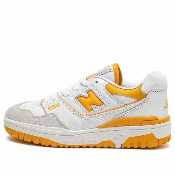 New Balance ニューバランス メンズ スニーカー White/Gray/Yellow 【New Balance 550 'Varsity Gold' BB550LA1】 サイズ US_10.5(28.5cm)