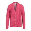 【送料無料】 マルスム メンズ カーディガン アウター Cardigans Pink