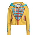【送料無料】 モスキーノ レディース パーカー・スウェットシャツ アウター Sweatshirts Yellow