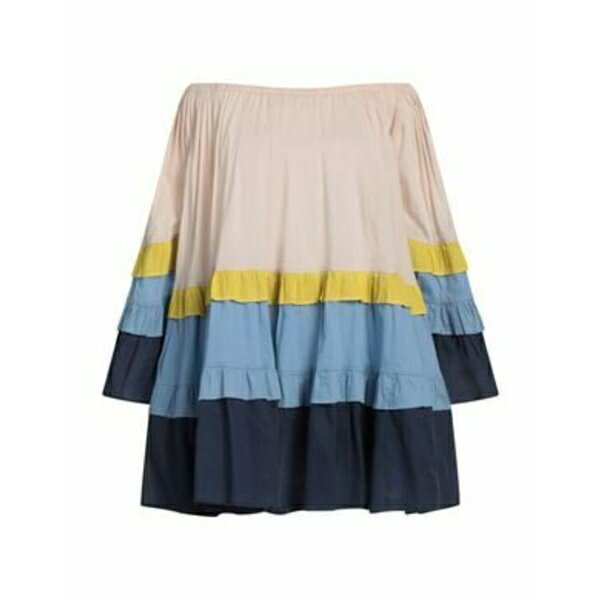 【送料無料】 ツインセット レディース ワンピース トップス Mini dresses Beige