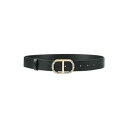 【送料無料】 ツインセット レディース ベルト アクセサリー Belts Black