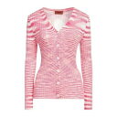 【送料無料】 ミッソーニ レディース カーディガン アウター Cardigans Pink
