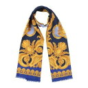 【送料無料】 ヴェルサーチ レディース マフラー・ストール・スカーフ アクセサリー Scarves Blue