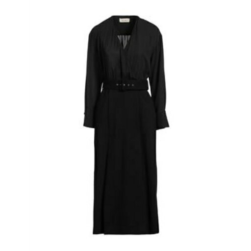 【送料無料】 メイメイジェイ レディース ワンピース トップス Midi dresses Black 【送料無料】 メイメイジェイ レディース ワンピース トップス Midi dresses Black