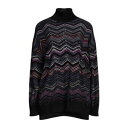 【送料無料】 ミッソーニ レディース ニット&セーター アウター Turtlenecks Black