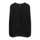 【送料無料】 エーロン レディース Tシャツ トップス Tops Black