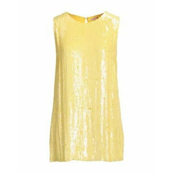 【送料無料】 パロッシュ レディース ワンピース トップス Mini dresses Yellow