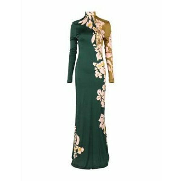 【送料無料】 ラ・ダブル・ジェイ レディース ワンピース トップス Maxi dresses Green