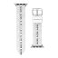 ゲス レディース 腕時計 アクセサリー Women's White Silicone Apple Watch Strap 38mm-40mm White