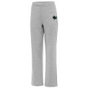 アンティグア レディース カジュアルパンツ ボトムス San Jose Sharks Antigua Women's Victory Sweatpants Heather Gray