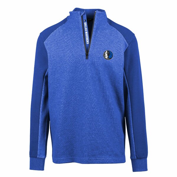 レベルウェア メンズ ジャケット＆ブルゾン アウター Dallas Mavericks Levelwear Galaxy Insignia Core QuarterZip Pullover Top Blue