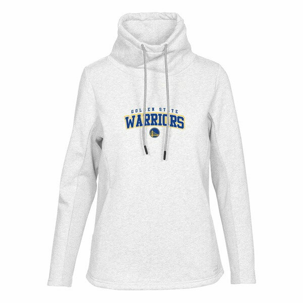 ٥륦 ǥ 㥱åȡ֥륾  Golden State Warriors Levelwear Women's Loop Pullover Sweatshirt White