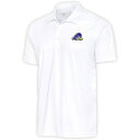 アンティグア メンズ ポロシャツ トップス Delaware Fightin' Blue Hens Antigua Tribute Polo White