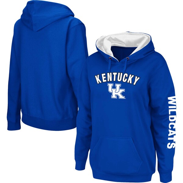 コロシアム レディース パーカー スウェットシャツ アウター Kentucky Wildcats Colosseum Women 039 s Loud and Proud Pullover Hoodie Royal