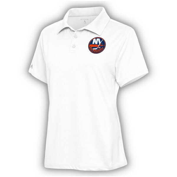 ƥ ǥ ݥ ȥåץ New York Islanders Antigua Women's Motivated Polo White