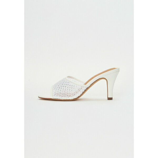 ブランコ レディース サンダル シューズ AZURE SLIDE - Heeled mules - white