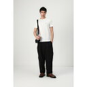 トミーヒルフィガー メンズ サンダル シューズ TEE 2 PACK - Basic T-shirt - ecru/blue moment