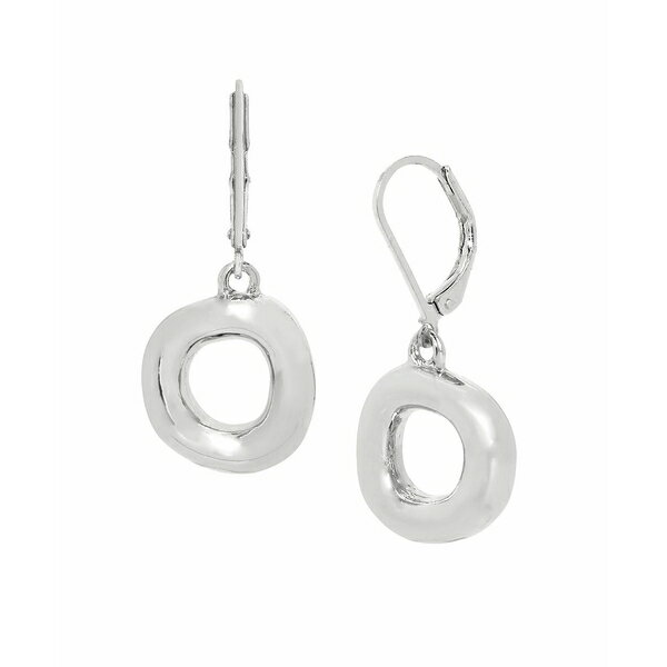 ロバート・リー・モーリス・ソーホー レディース ピアス＆イヤリング アクセサリー Silver-Tone Open Circle Drop Earrings Silver