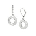 ロバート・リー・モーリス・ソーホー レディース ピアス＆イヤリング アクセサリー Silver-Tone Open Circle Drop Earrings Silver