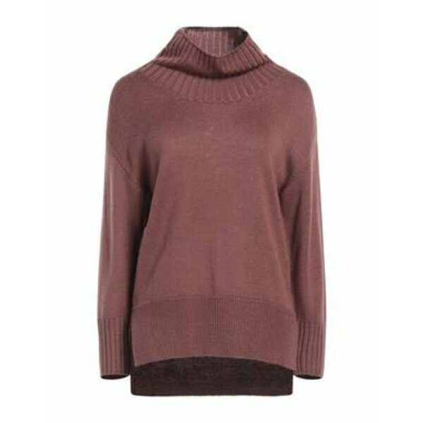 【送料無料】 アルファス テューディオ レディース ニット&セーター アウター Turtlenecks Brown