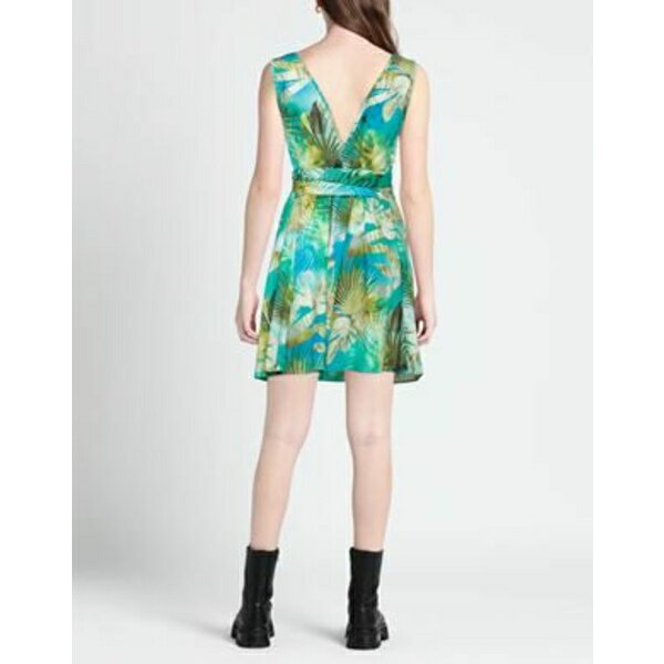 【送料無料】 ミロンク レディース ワンピース トップス Mini dresses Green