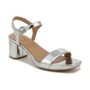 ナチュライザー レディース サンダル シューズ Izzy Ankle Strap Dress Sandals Silver Faux Leather