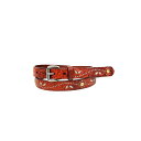 オールドトレンド レディース ベルト アクセサリー Women's Floral Breeze Leather Belt Cognac
