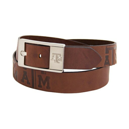 エーグルウィング メンズ ベルト アクセサリー Men's Texas A&M Aggies Brandish Leather Belt - Brown Brown エーグルウィング メンズ ベルト アクセサリー Men's Texas A&M Aggies Brandish Leather Belt - Brown Brown