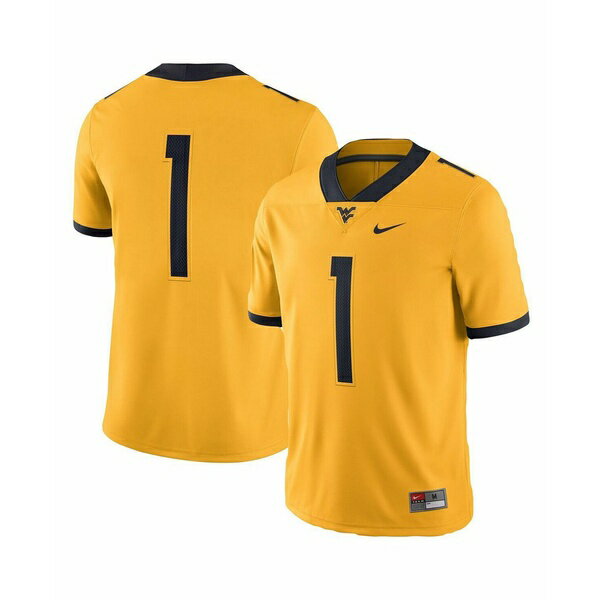 ナイキ メンズ シャツ トップス Men's Gold West Virginia Mountaineers Alternate Game Jersey Gold