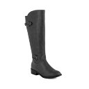 ジョーンズニューヨーク レディース ブーツ シューズ Women's Leandraa Wide Calf Knee High Riding Boots Gre...