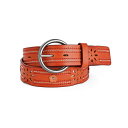 オールドトレンド レディース ベルト アクセサリー Women's Blossom Valley Leather Belt Camel