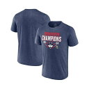 ファナティクス メンズ シャツ トップス Men's Heather Navy UConn Huskies 2024 NCAA Men's Basketball National Champions T-Shirt Heather Navy(4)
