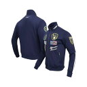 プロスタンダード メンズ ジャケット&ブルゾン アウター Men's Navy Milwaukee Brewers Fast Lane Full-Zip Track Jacket Navy(4)