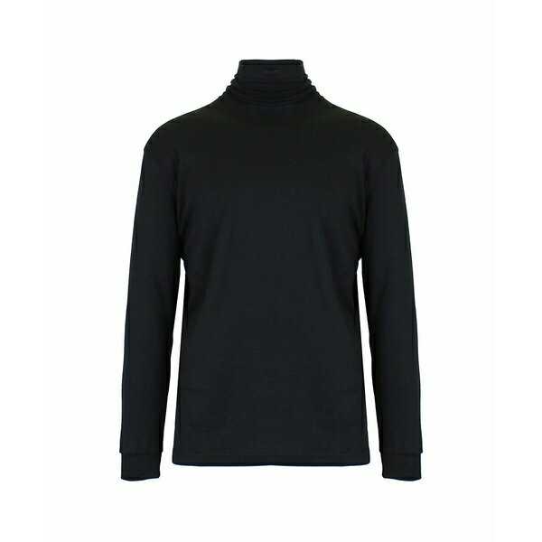 ギャラクシーバイハルビック メンズ シャツ トップス Men's Long Sleeve Turtle Neck Tee Black