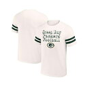 ファナティクス メンズ シャツ トップス Men's NFL x Darius Rucker Collection by Cream Distressed Green Bay Packers Vintage-Like T-shirt Cream(4)