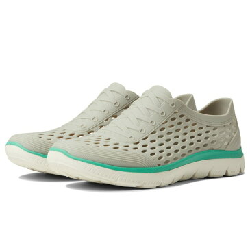 スケッチャーズ レディース スニーカー シューズ Foamies Summit Slip-On Light Grey/Green