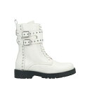 【送料無料】 ツインセット レディース ブーツ シューズ Ankle boots White
