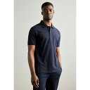 マルコポーロ デニム メンズ サンダル シューズ LOGO PRINT - Polo shirt - true navy