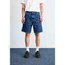 カーハート メンズ カジュアルパンツ ボトムス DOUBLE KNEE - Denim shorts - blue stone washed(4)